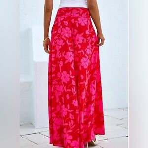 NEW PrettyGarden Wide Leg Palazzo Pants High Waisted Flowy Pockets Size Medium